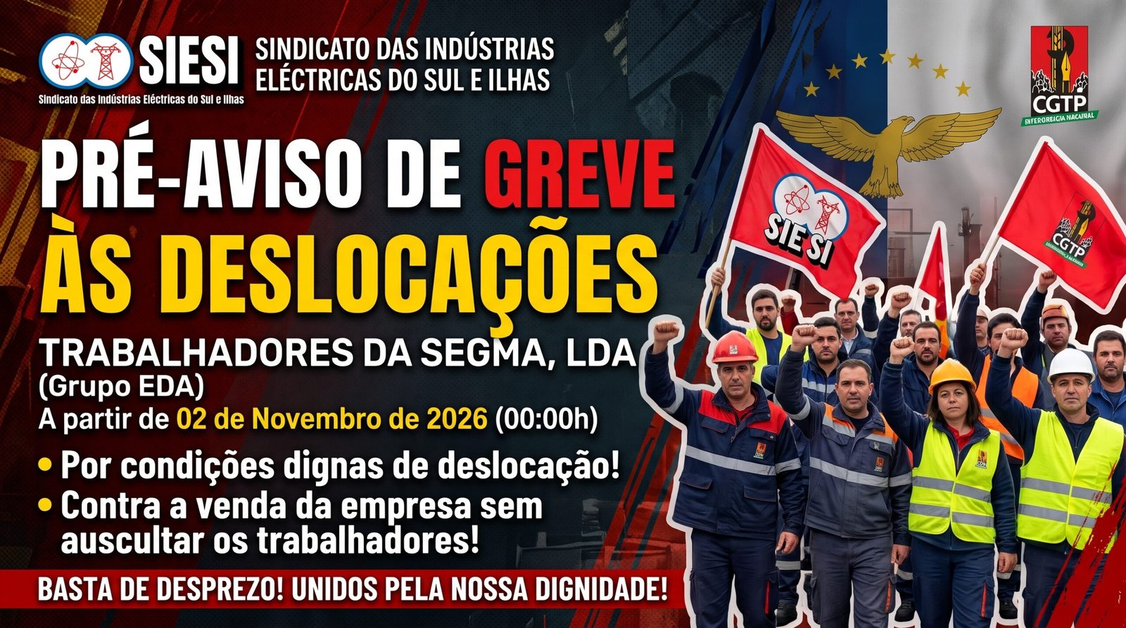 Aos trabalhadores do Grupo EDA