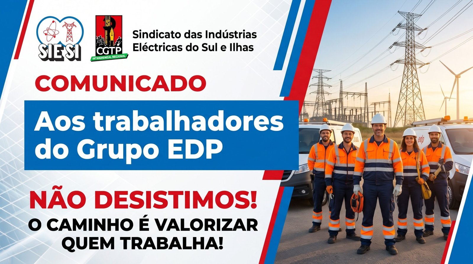 Aos trabalhadores do Grupo EDP