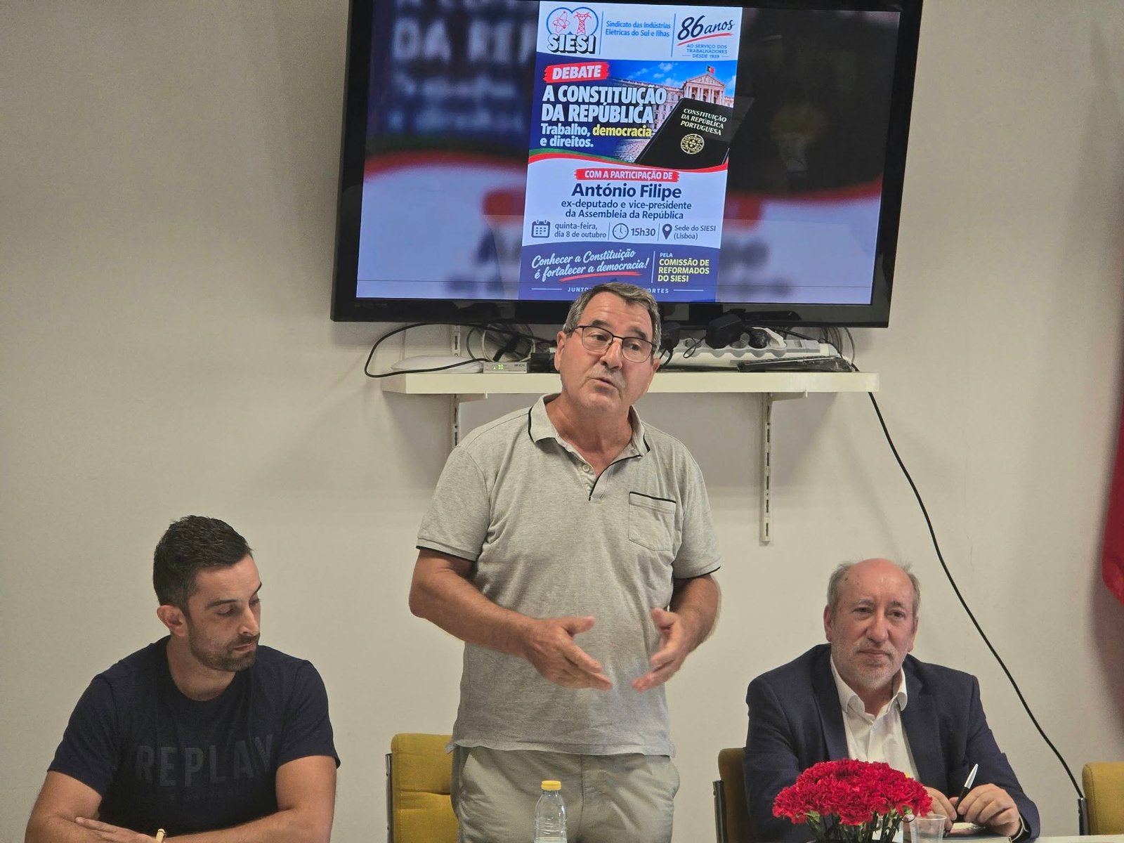 Debate promovido pela Comissão de Reformados.